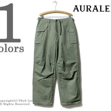 AURALEE WASHED FINX TWILL FIELD PANTS A6AP01TN画像