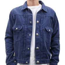 Ron Herman &times; Wrangler Corduroy Concho Denim Jacket NAVY画像