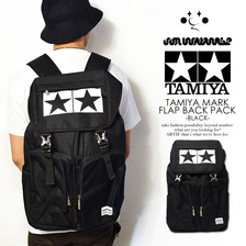 TAMIYA &times; JUN WATANABE TAMIYA MARK FLAP BACK PACK -BLACK-画像
