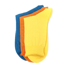 babaco 3 pairs of colors "BABY ROSE"-orange/turquoise/yellow-画像