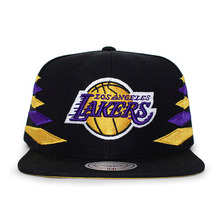 Mitchell & Ness LOS ANGELES LAKERS DIAMONDS SNAPBACK BLACK LVMNLAL163画像