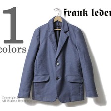 FRANK LEDER ブルー ジャーマンレザー ジャケット 0822044画像