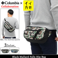 Columbia &times; iicamo Black Mallard Falls Hip Bag PU8066画像
