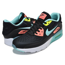 NIKE AIR MAX 90 ULTRA SE GS blk/h.turq-brght.m-vl 844600-001画像