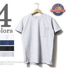 Goodwear スリムフィット クルーネック ポケットTシャツ GDW-001-161005/GDW-001-161006画像