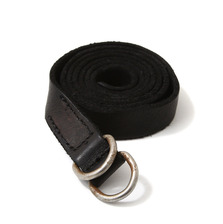 GUIDI BISON FULL GRAIN LEATHER BELT画像