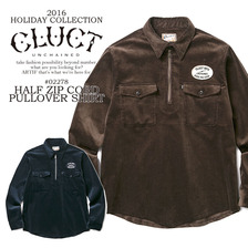CLUCT ZIP CORD PULLOVER SHIRT 02278画像