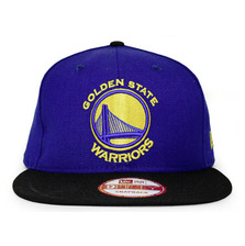 NEW ERA GOLDEN STATE WARRIORS 2T TEAM/BASIC SNAPBACK ROYALxBLACK FFNEGSW027画像