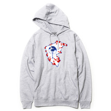 MISHKA × FAMOUS STARS AND STRAPS "ALL SEEING F PULL OVER HOOD" (HEATHER)画像