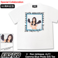 KIKS TYO &times; Ren Ishikawa AJ11 Gamma Blue Photo S/S Tee Special Collaboration KT1601REN-03 PHOTO画像