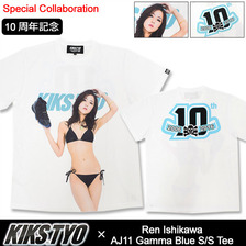 KIKS TYO &times; Ren Ishikawa AJ11 Gamma Blue S/S Tee Special Collaboration KT1601REN-03画像