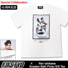 KIKS TYO &times; Ren Ishikawa Sneaker Bath Photo S/S Tee Special Collaboration KT1601REN-05 PHOTO画像