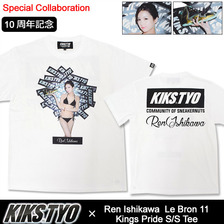 KIKS TYO &times; Ren Ishikawa LeBron 11 Kings Pride S/S Tee Special Collaboration KT1601REN-05画像
