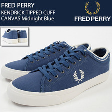 FRED PERRY KENDRICK TIPPED CUFF CANVAS Midnight Blue B5210U-963画像