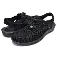 KEEN UNEEK FLAT BLACK/BLACK 1015537画像