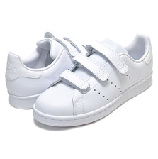 adidas STAN SMITH CF J ftwwht/ftwwht/ftwht S32142画像
