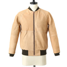 FRANK LEDER PLANT DYED DEERLEATHER BLOUSONT 827110-80画像