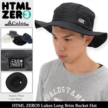 HTML ZERO3 Lukes Long Brim Bucket Hat HED262画像
