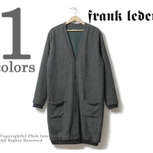 FRANK LEDER DARK GREEN NEP WOOL 0827004画像