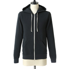 Alternative Apparel Rocky Eco-Fleece Zip Hoodie BLACK 09590F2画像