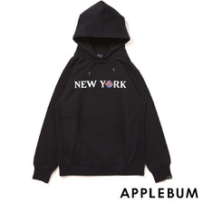 APPLEBUM × GHOSTBUSTERS NEW YORK Sweat Parka BLACK画像