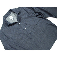 POST OVERALLS #1204R 7oz CONE DENIM ARMY SHIRTS-R/indigo画像