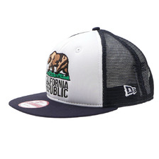 RHC Ron Herman &times; CHILLAX &times; New Era 9 FIFTY MESH CAP WHITExBLACK画像