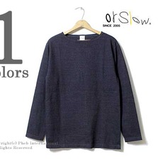 orslow インディゴ ボートネックカットソー 03-0011-01画像