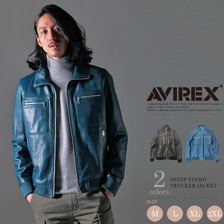 AVIREX SHEEP STAND TRUCKER JACKET 6161064画像