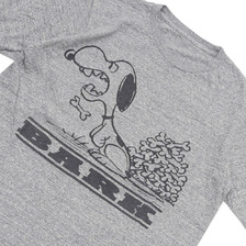 THE PARK・ING GINZA &times; PEANUTS BARK.ING TEE GRAY画像
