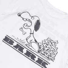 THE PARK・ING GINZA &times; PEANUTS BARK.ING TEE WHITE画像