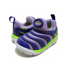 NIKE DYNAMO FREE TD URBAN LILAC/VOLT-DARK IRIS-GHOST GREEN 343938-505画像