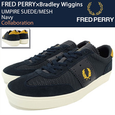 FRED PERRY &times; Bradley Wiggins UMPIRE SUEDE/MESH Navy B9078-608画像