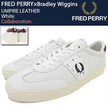 FRED PERRY &times; Bradley Wiggins UMPIRE LEATHER White B9079-100画像