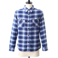 FIVE BROTHER ライトネル起毛ワークシャツ 1516071画像