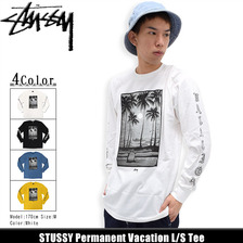 STUSSY Permanent Vacation L/S Tee 1993938画像