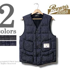 Brown's BEACH JACKET DOWN VEST 724DOWN画像
