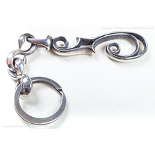 Inception Fホールキーホルダー シルバーメッキ IPK-03画像