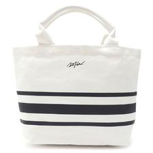 WTW LINE TOTE BAG WHITE画像