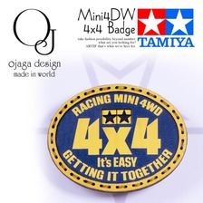 ojaga design &times; TAMIYA Mini4WD 4&times;4 Badge OJ-TAMIYA-035画像