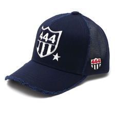 YOSHINORI KOTAKE DESIGN 444ロゴ パイル メッシュキャップ NAVY画像