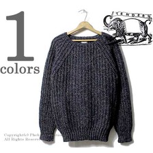 TENDER Co. 760 VOE PULLOVER ''GREY VOE &times; NAVY LAMBSWOOL''画像
