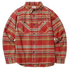 Bluco OVERDYE NEL SHIRTS (RED) OL-048画像