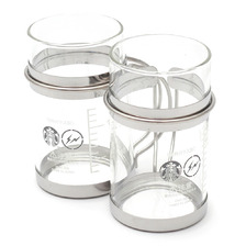 STARBUCKS &times; Fragment Design 耐熱グラス 2個セット CLEARxSILVER画像