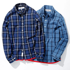 PROJECT SR'ES Indigo Check L/S Shirt SHT00257画像