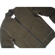 REIGNING CHAMP #3368 HEAVYWEIGHT TERRY VARSITY JACKET/olive画像