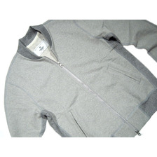 REIGNING CHAMP #3368-1 HEAVYWEIGHT TERRY VARSITY JACKET/heather grey画像