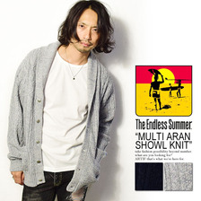 The Endless Summer MULTI ARAN SHOWL KNIT TN-6774310画像