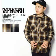 Zephyren SHADOW CHECK SHIRT L/S -Resolve-画像