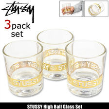 STUSSY High Ball Glass Set 138550画像